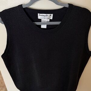 Joseph A. Classic Black Tank Top